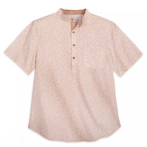 Men’s Disney Animal Prints Collection Cheetah Pullover Woven Shirt